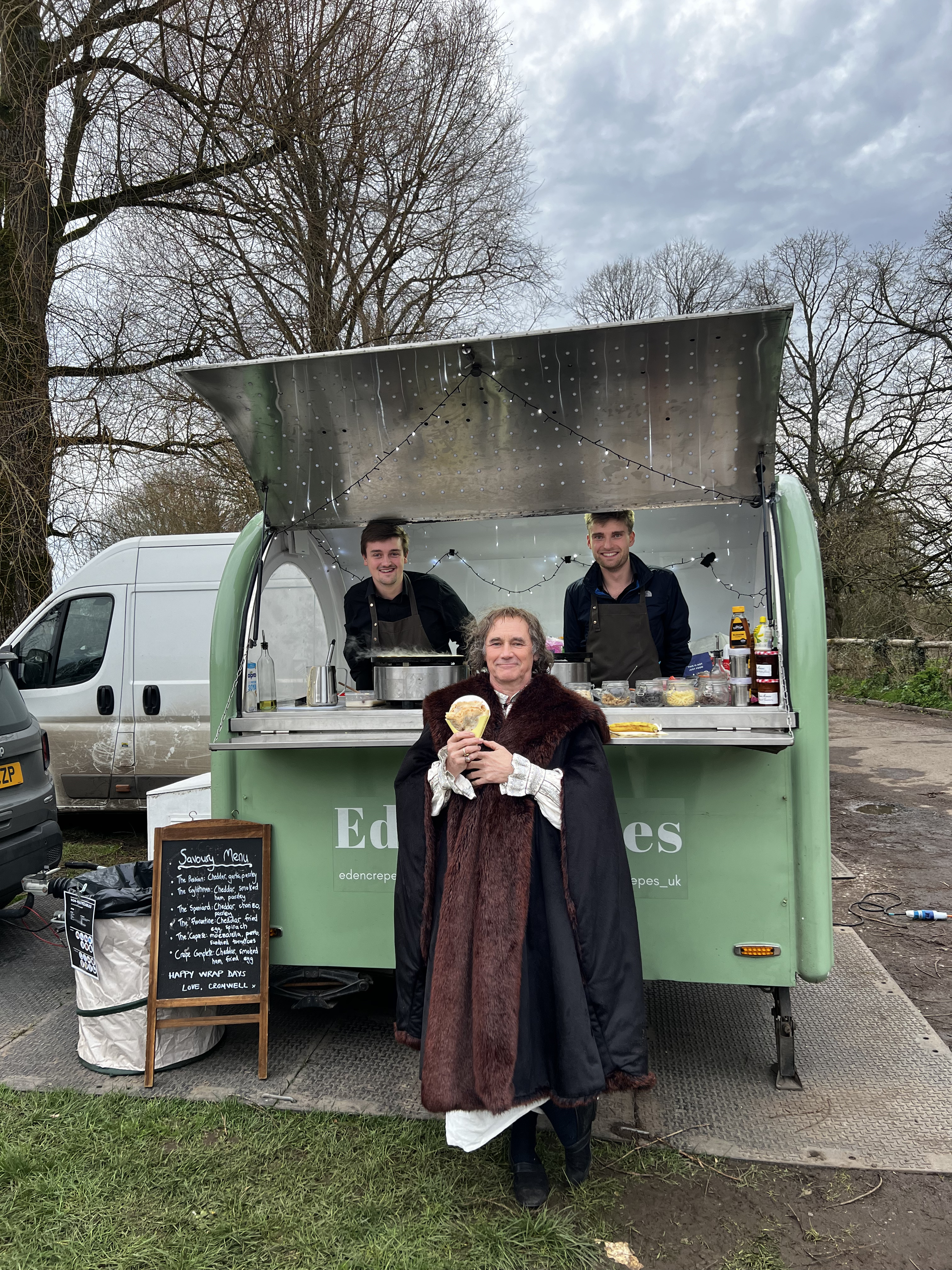 Eden Crepes Wolf Hall BBC catering