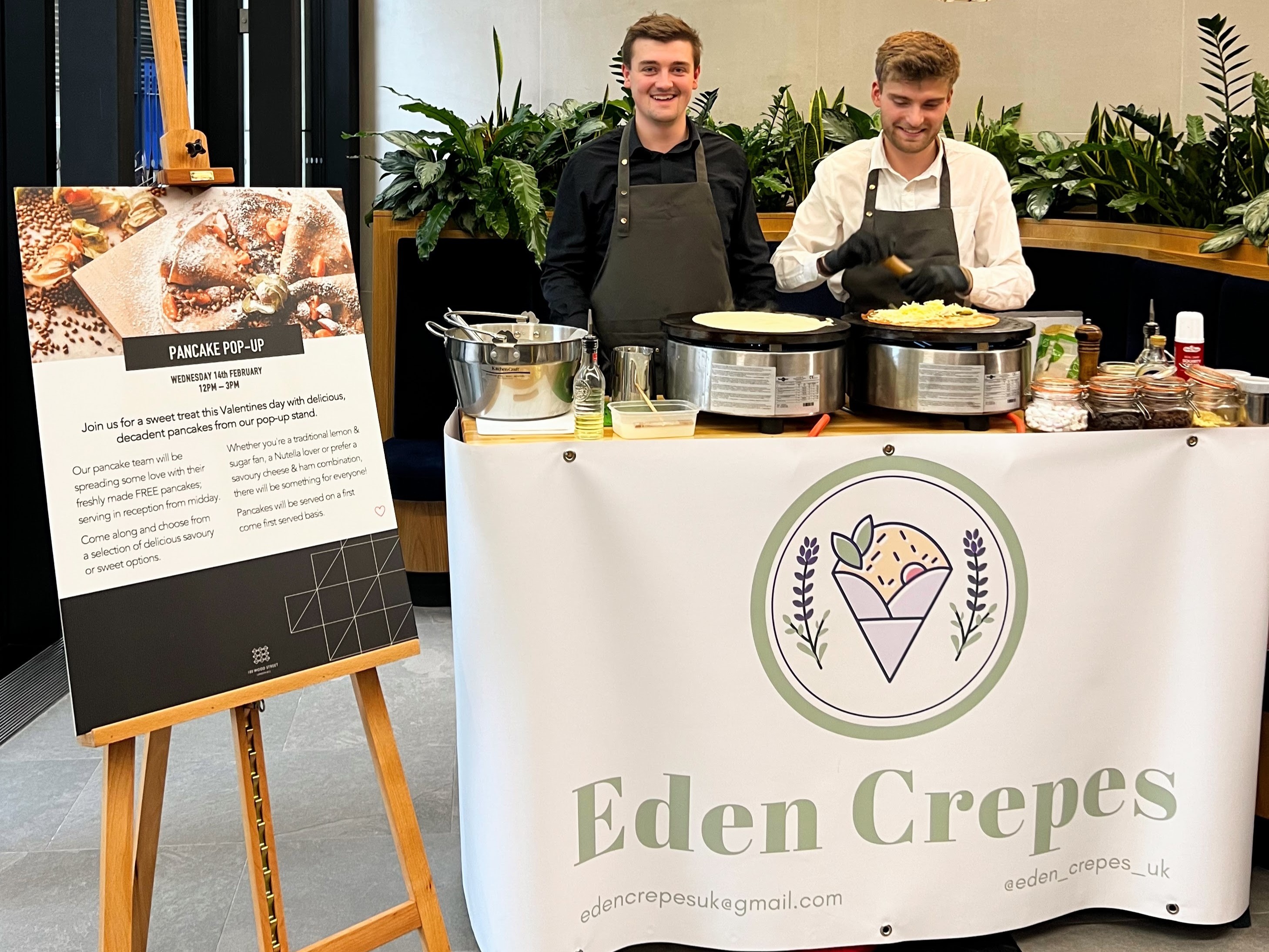 Eden Crepes Pancake Day 2024